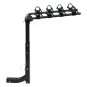 4-Bike Carrier Hanging Hitch Rack Foldable Transport Rack for Cars Trucks SUVs Black