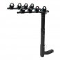 4-Bike Carrier Hanging Hitch Rack Foldable Transport Rack for Cars Trucks SUVs Black
