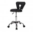 Hydraulic Rolling Swivel Salon Stool Chair Height Adjustable Home Spa Massage Manicure Facial Stool