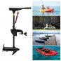 12V Marine Electric Propeller 92CM Glass Fiber Main Pole 55L Black And White