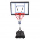 Portable Movable Swimming Pool PVC Transparent Backboard Basketball Stand