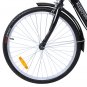 Black Adult Tricycle 6 Speed Three Wheel Cruise Bike Trike 24&acirc;�� with Large Size Basket