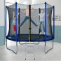 10FT Round Trampoline for Kids with Safety Enclosure Outdoor Backyard Trampoline with Ladder, Blue