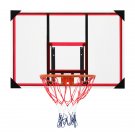 110*75cm Red And White Steel Edging Wall-Mounted Adult Maximum Applicable 7# Ball Backboard