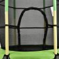 Yellow-Green Guard Pole Stitching Outer Cover Trampoline Straight Leg Mini Round Inner Net