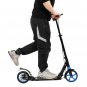 Scooter For Adult&Teens,3 Height Adjustable Easy Folding Double Shock Absorber Blue