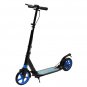 Scooter For Adult&Teens,3 Height Adjustable Easy Folding Double Shock Absorber Blue