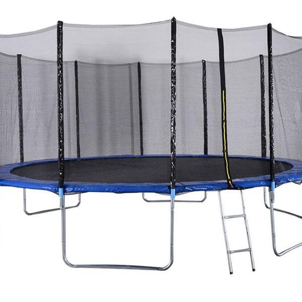 14-foot circular outdoor trampoline (this product will be divided into 3 packages)