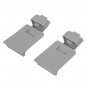 10L Portable Removable Flush Toilet with Double Outlet