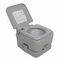 10L Portable Removable Flush Toilet with Double Outlet
