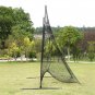 7'*7' Baseball Train Net with Nine Target Frame Black Sleevelet