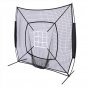7'*7' Baseball Train Net with Nine Target Frame Black Sleevelet