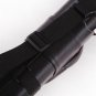 1/2 4-Hole Imitated Leather Pool Cue Case with Handle Black