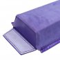 8 Feet Young Gymnasts Folding Balance Beam Purple Plain Flannelette & Purple PVC
