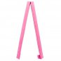8 Feet Young Gymnasts Cheerleaders Training Folding Balance Beam Pink Plain Flannelette & Pink PVC