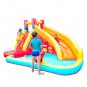 Inflatable Water Slide Backyard Water Park with Climbing Wall, Splash Pool