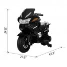 12V Electric Battery Powered Kids Ride On Motorcycle - black