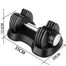 Adjustable Dumbbell 25 lbs with Fast Automatic Adjustable and Weight Plate for Workout Home