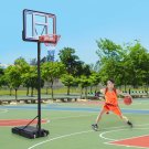 Portable Basketball Hoop Basketball System 4.76-10ft Height Adjustable for Youth Adults LED