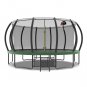 16FT Trampoline Green with Basketball Hoop - Recreational Trampolines with Ladder