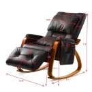 MASSAGE Comfortable Relax Rocking Chair Brown