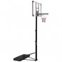 Portable Basketball Hoop System Height Adjustable Basketball Stand for Teens Adults Indoor
