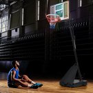 Portable Basketball Hoop Basketball System 8-10ft Height Adjustable for Youth Adults LED