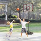 Portable Basketball Hoop System Stand Height Adjustable 7.5ft - 9.2ft with 32 Inch Backboard
