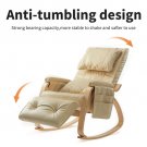 MASSAGE Comfortable Relax Rocking Chair Cream White