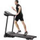 Compact Easy Folding Treadmill Motorized Running Jogging Machine with Audio Speakers