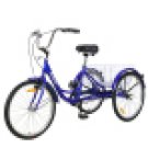 Adult Tricycle Trikes,3-Wheel Bikes,26 Inch Wheels Cruiser Bicycles with Large Shopping Basket