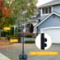 Portable Basketball Hoop Stand w/Wheels for Kids Youth Adjustable Height 5.4ft