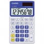 CASIO SL300VCBESIH Solar Wallet Calculator with 8-Digit Display (Blue)