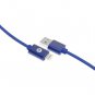 iEssentials IEN-BC10L-BL Charge & Sync Braided Lightning to USB Cable, 10ft (Blue)