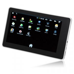 7 Inch Capacitive 5 Points Multi Touch Screen Android 2.1 Tablet PC with Rockchip 2818, WiFi