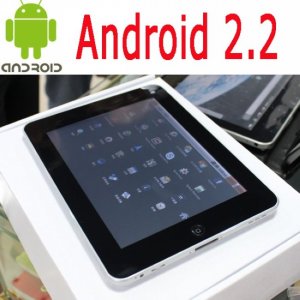 Android 2.2 OS 8 Inch Touch Screen Tablet PC with Freescale Cortex A8 Chip,512MB RAM, 4GB HDD