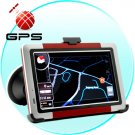 5 Inch GPS Navigation System FM Transmitter A/V Input Bluetooth MAP + 2GB MicroSD
