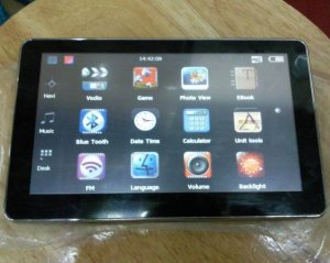 7 Inch Car GPS Navigation System MP3 MP4 FM Transmitter Bluetooth AV In MAP + 2GB MicroSD