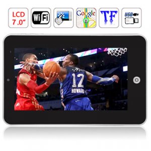 Android 2.2 (Flash10.1) VIA8650 800MHz 512M RAM 4GB WIFI 3G 7 Inch WVGA TFT Resistive Tablet PC