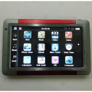5 Inch Car GPS Navigation System MP3 MP4 FM Transmitter Bluetooth A/V In MAP with 2GB MicroSD