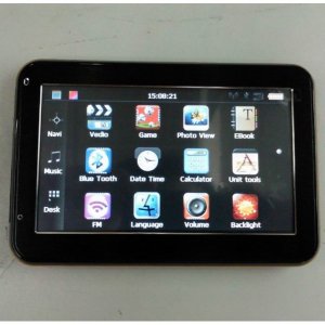 4.3 Inch Car GPS Navigation System MP3 MP4 Bluetooth A/V Input Map With 2GB MicroSD