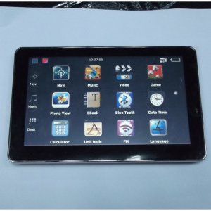 7 Inch Car GPS Navigation System MP4 FM Transmitter Bluetooth AV In MAP + 2GB MicroSD model701