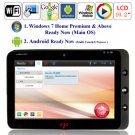 Android 2.2 Window 7 Intel Pineview N455  HDD WIFI 3G Bluetooth Camera 10.1-inch Tablet PC