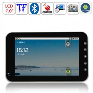 Android 2.2 OS 256MB DDRII WIFI Built-in 3G GPS Camera 7.0-inch Resistance Touch Screen Tablet PC