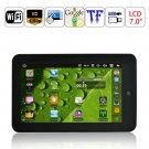 Android 2.2 VIA8650 800MHz RAM 256M 2GB WIFI 3G 7-inch Resistive Touch Screen Tablet PC