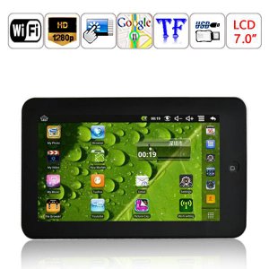 Android 2.2 VIA8650 800MHz RAM 256M 2GB WIFI 3G 7-inch Resistive Touch Screen Tablet PC
