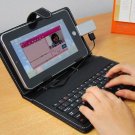 7 Inch Keyboard Case for Android Tablet with Stylus Pen, USB Port