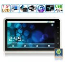 Android 2.2 Tablet PC-7 inches TFT Capacitive LCD-ARM Cortex A9 Dual Core @ 533MHz M7003B(White)