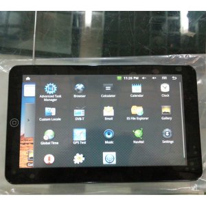 7 Inch Android 2.1 Tablet PC with GPS Navigation System, DVB-T TV + Maps for Europe