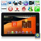 Android 2.2 WIFI Built-in 3G GPS 10-inch Capacitive Touch Screen Tablet PC - Flying touch 4